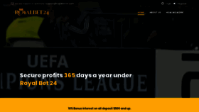 What Royalbet24.com website looked like in 2020 (4 years ago)