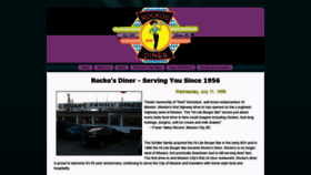 What Rockosdiner.com website looked like in 2020 (4 years ago)