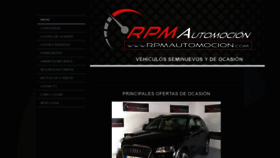 What Rpmautomocion.com website looked like in 2020 (4 years ago)