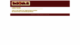 What Rockinfo.de website looked like in 2020 (4 years ago)