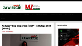 What Radiozawiercie.pl website looked like in 2020 (4 years ago)