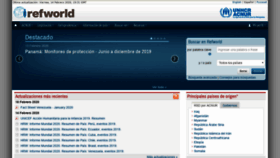 What Refworld.org.es website looked like in 2020 (5 years ago)