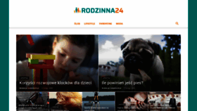 What Rodzinna24.pl website looked like in 2020 (4 years ago)
