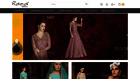 What Ramafashions.in website looked like in 2020 (4 years ago)