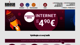 What Radiolan.sk website looked like in 2020 (4 years ago)