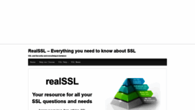 What Realssl.com website looked like in 2020 (4 years ago)