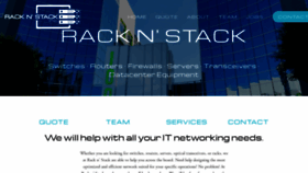 What Racknstack.com website looked like in 2020 (4 years ago)