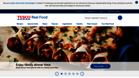 What Realfood.tesco.com website looked like in 2020 (4 years ago)