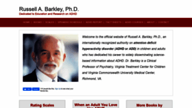 What Russellbarkley.org website looked like in 2020 (4 years ago)