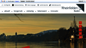 What Rheinfelden.de website looked like in 2020 (4 years ago)