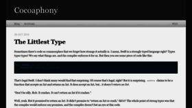 What Robnapier.net website looked like in 2020 (5 years ago)