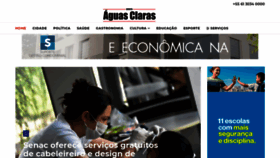 What Revistaaguasclaras.com.br website looked like in 2020 (4 years ago)
