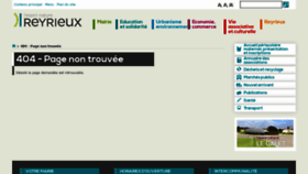 What Reyrieux.fr website looked like in 2020 (4 years ago)