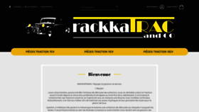 What Rackkatrac.com website looked like in 2020 (4 years ago)