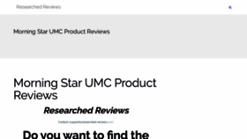 What Researched-reviews.com website looked like in 2020 (4 years ago)