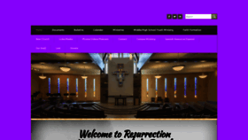 What Resurrectionbozeman.org website looked like in 2020 (4 years ago)