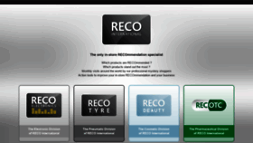 What Reco-intl.com website looked like in 2020 (4 years ago)