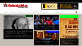 What Redentorista.com.br website looked like in 2020 (4 years ago)