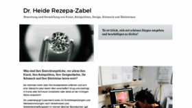 What Rezepa-zabel.de website looked like in 2020 (4 years ago)