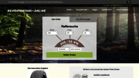 What Reifenversand-online.de website looked like in 2020 (4 years ago)