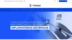 What Reumatologia.org.ar website looked like in 2020 (4 years ago)