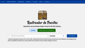 What Rastreadordepacotes.com.br website looked like in 2020 (4 years ago)