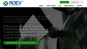 What Roev.org website looked like in 2020 (4 years ago)