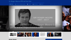 What Roger-moore.com website looked like in 2020 (4 years ago)
