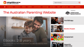 What Raisingchildren.net.au website looked like in 2020 (4 years ago)