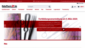 What Rebopharm-shop.de website looked like in 2020 (4 years ago)
