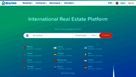 What Realting.com website looked like in 2020 (4 years ago)