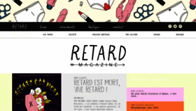 What Retard-magazine.com website looked like in 2020 (4 years ago)