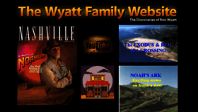 What Ronwyatt.com website looked like in 2020 (4 years ago)