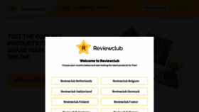 What Reviewclub.com website looked like in 2020 (4 years ago)