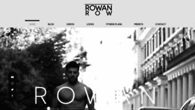 What Rowanrow.com website looked like in 2020 (4 years ago)