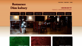 What Restauracedk.cz website looked like in 2020 (4 years ago)