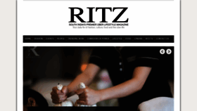What Ritzmagazine.in website looked like in 2020 (4 years ago)