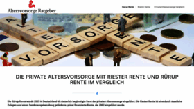 What Ruerup-riester-rente.net website looked like in 2020 (4 years ago)