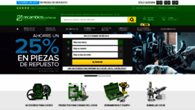 What Recambioscoches.es website looked like in 2020 (4 years ago)