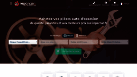 What Reparcar.fr website looked like in 2020 (4 years ago)
