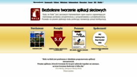 What Rubyonrails.pl website looked like in 2020 (4 years ago)