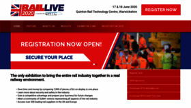 What Raillive.org.uk website looked like in 2020 (4 years ago)
