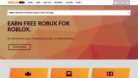What Robloxwin.com website looked like in 2020 (4 years ago)