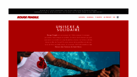 What Rougefragile.com website looked like in 2020 (4 years ago)