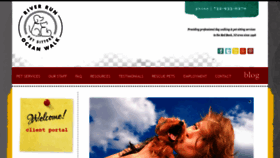 What Riverrunpetsitters.com website looked like in 2020 (4 years ago)