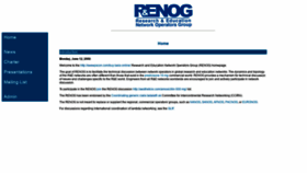 What Renog.org website looked like in 2020 (4 years ago)