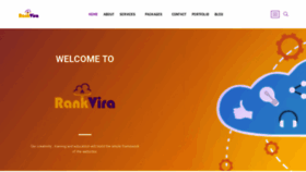 What Rankvira.com website looked like in 2020 (4 years ago)