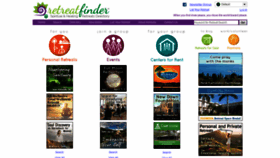What Retreatfinder.com website looked like in 2020 (4 years ago)
