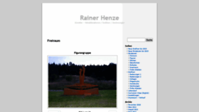 What Rainer-henze.de website looked like in 2020 (4 years ago)