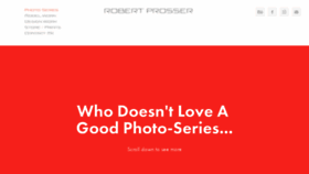 What Robertprosserphoto.com website looked like in 2020 (4 years ago)